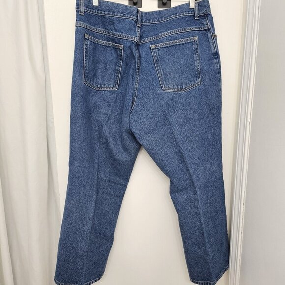 L.L. Bean Original Fit High Rise Relaxed Blue Jeans Women's Size 20 Pettie - Picture 6 of 10